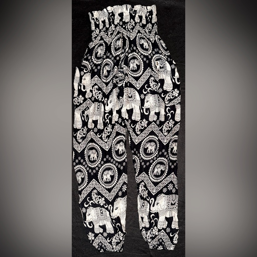 the elephant pants Size S boho stretch elastic comfortable y2k